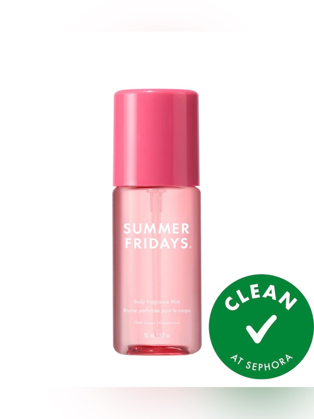Summer Fridays Pink Body Mist
